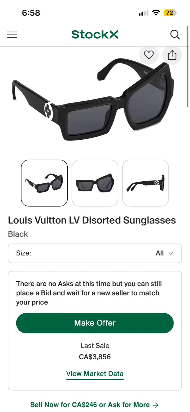 Louis Vuitton Disorted sunglasses - photo 3