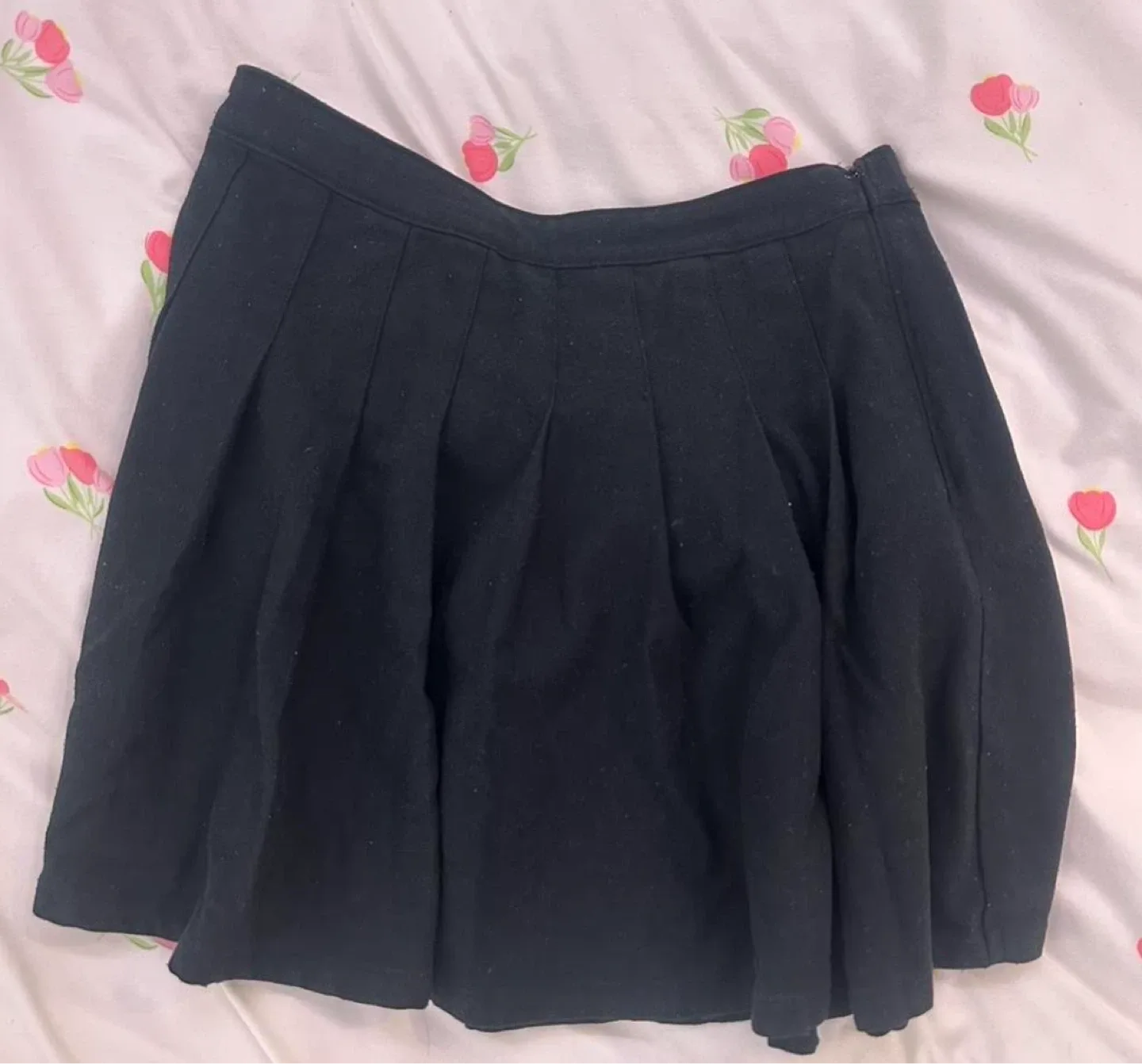 Hollister Black Pleated Ultra High-Rise Skirt - photo 4
