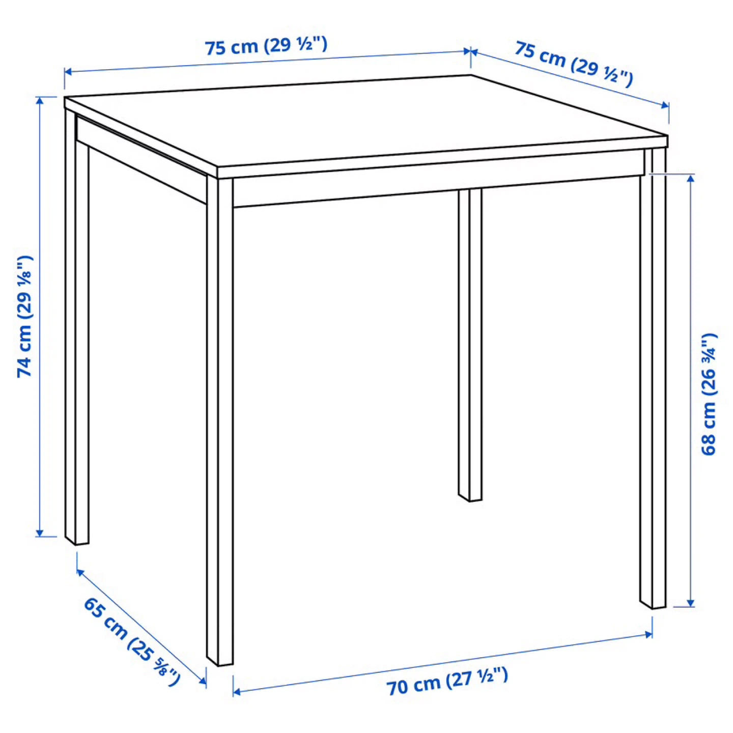 White IKEA MELLTORP Table (Moving Sale) - photo 2