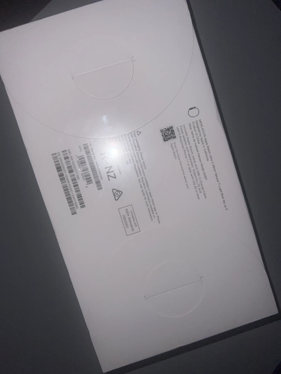Apple Watch Ultra 3  49mm ti light blue open to offers