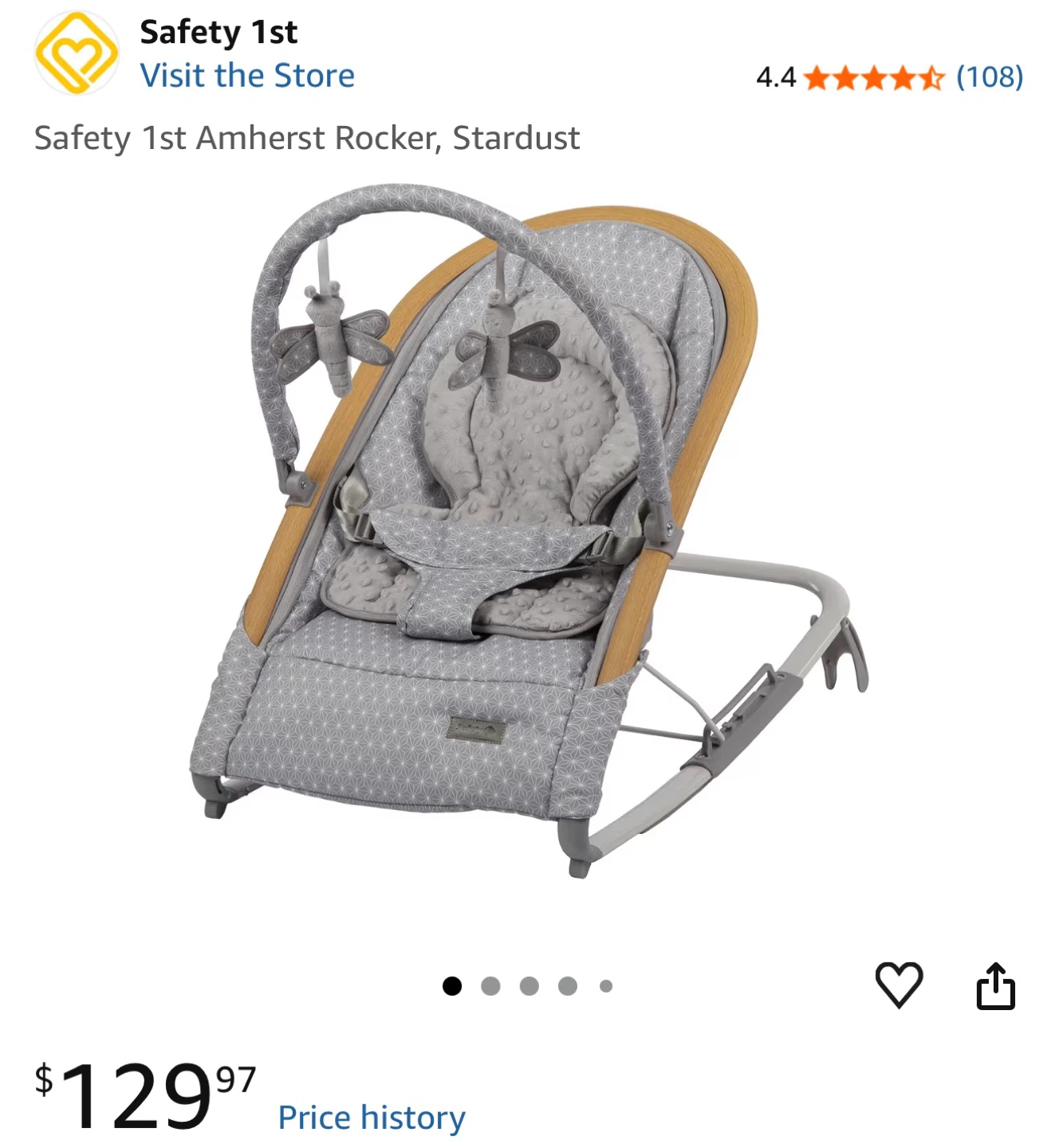 Safety 1st Amherst Rocker, Stardust