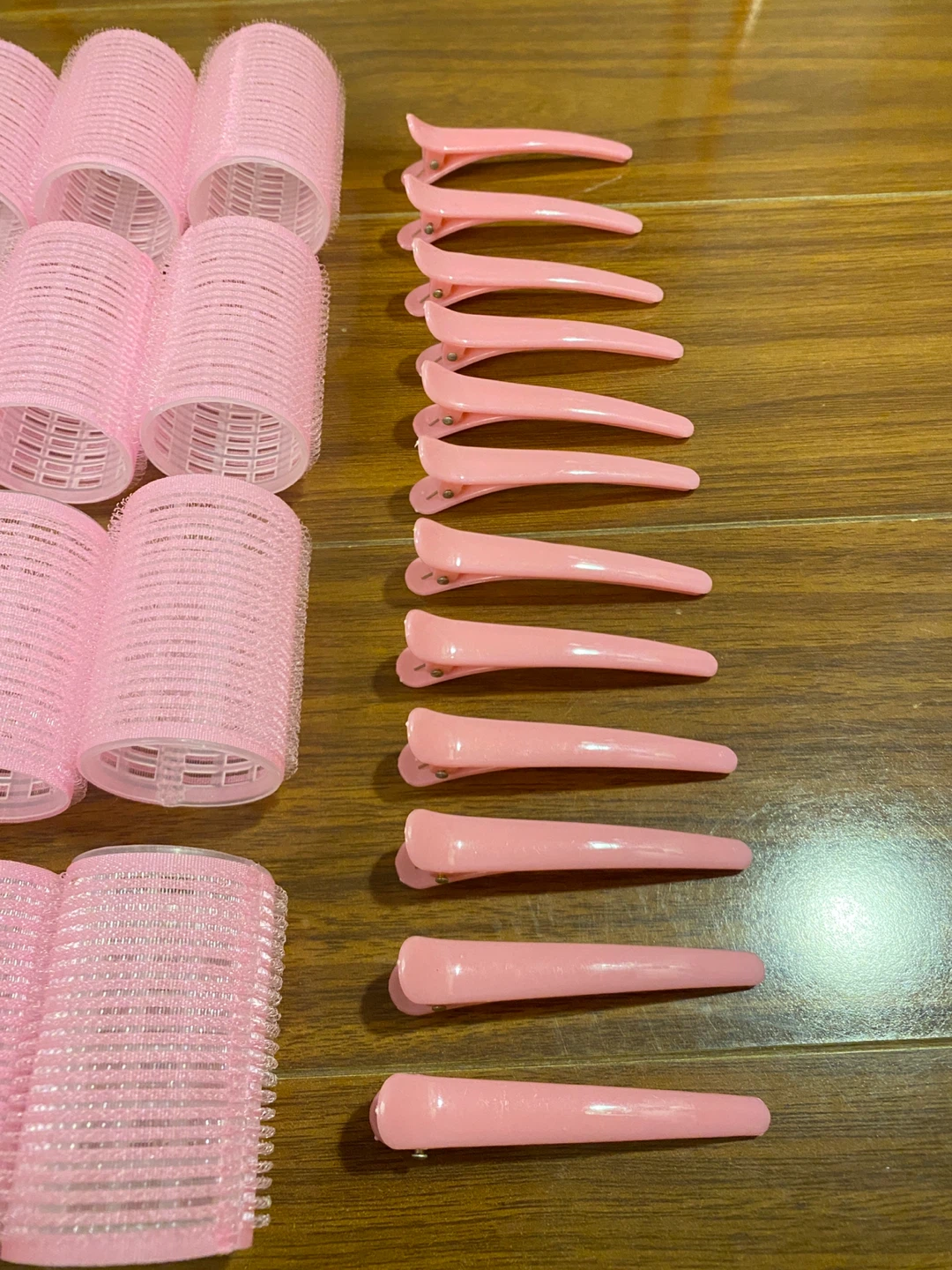 Cute Barbie Pink Hair Rollers and Clips Set - photo 3