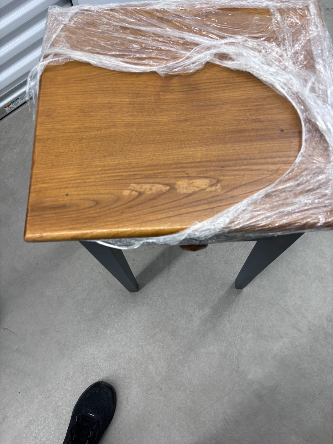 Wooden End Table with Drawer - photo 2