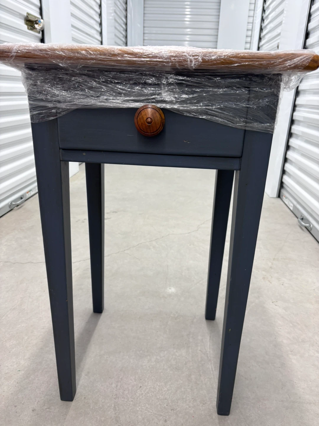 Wooden End Table with Drawer