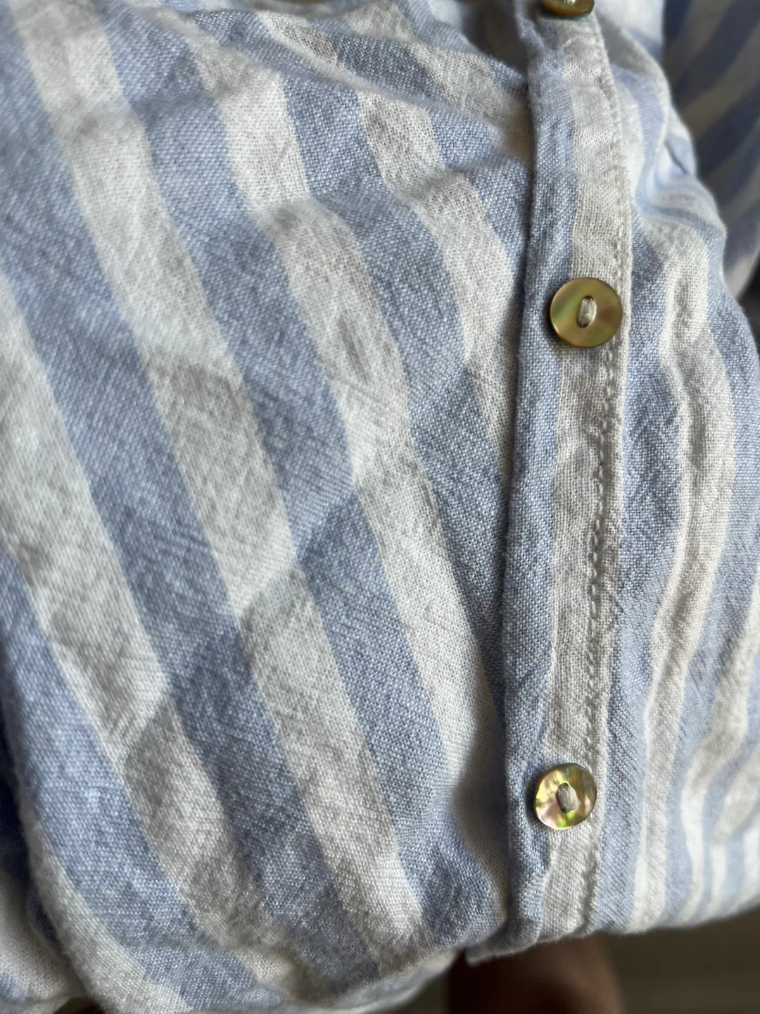 Nicole Miller Striped Button-Up Shirt - Size L - photo 2