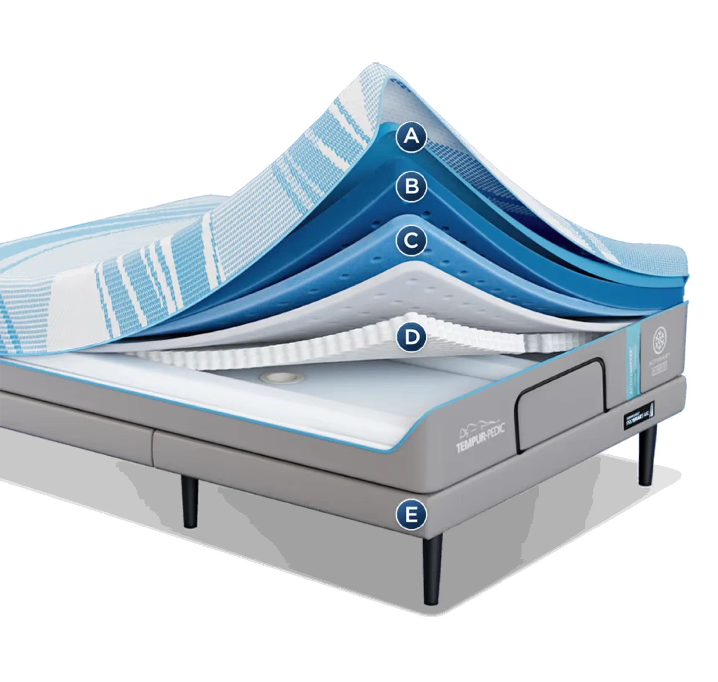 Tempur-Pedic TEMPUR-ActiveBreeze 13" Medium Hybrid King Mattress - photo 3