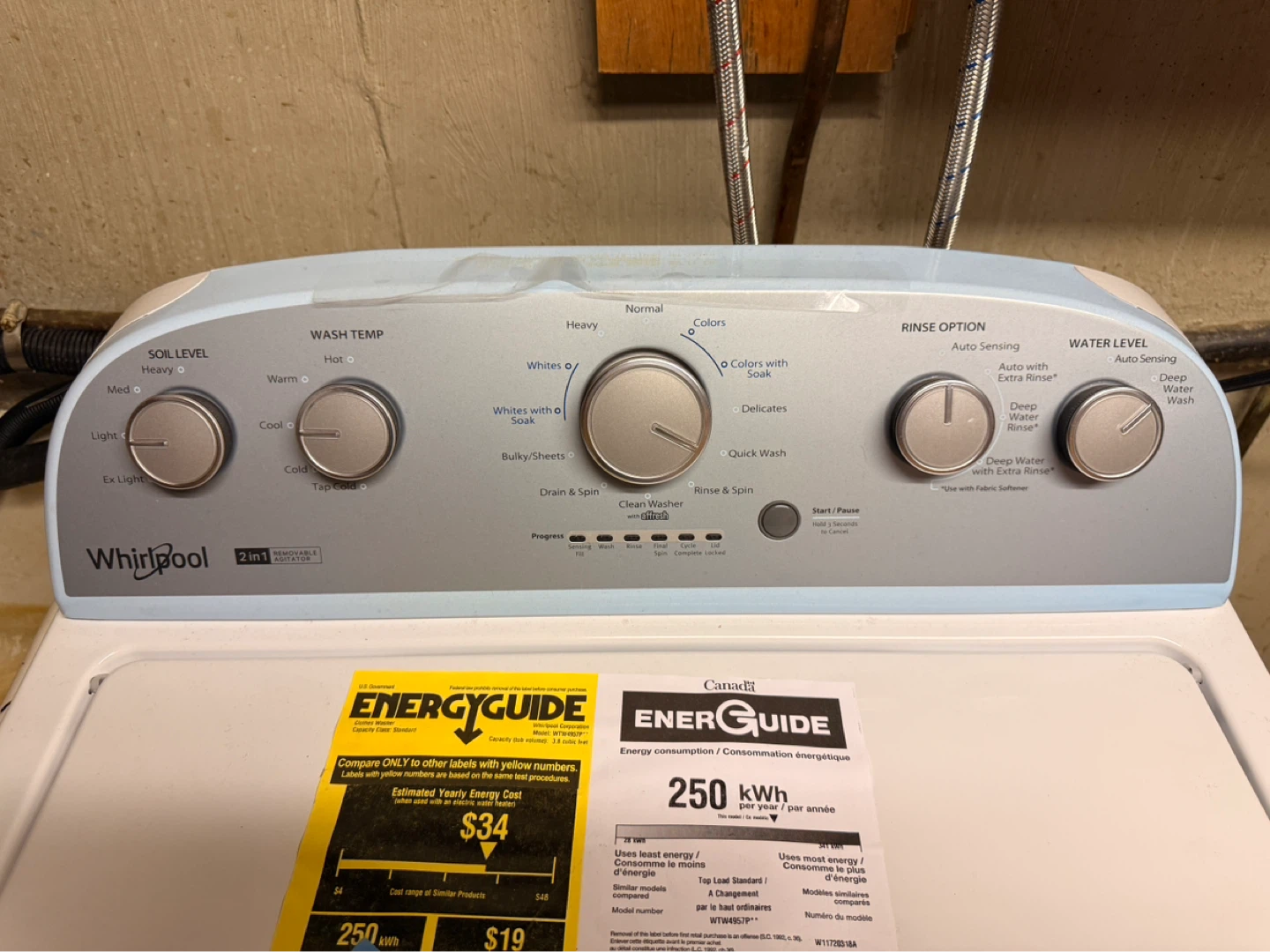 Whirlpool 2-in-1 Agitator Washing Machine - photo 2