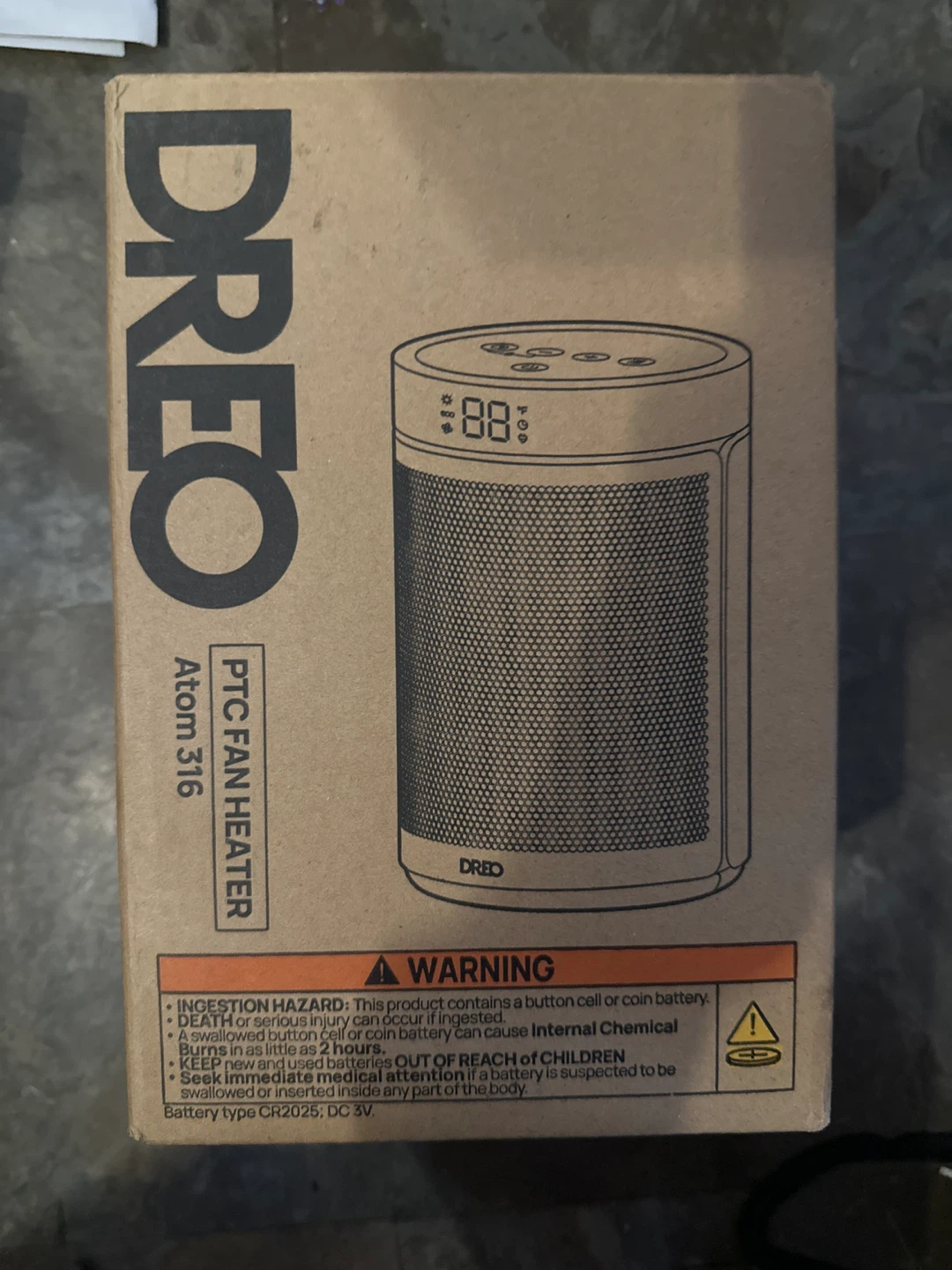 Dreo Atom 316 PTC Fan Heater