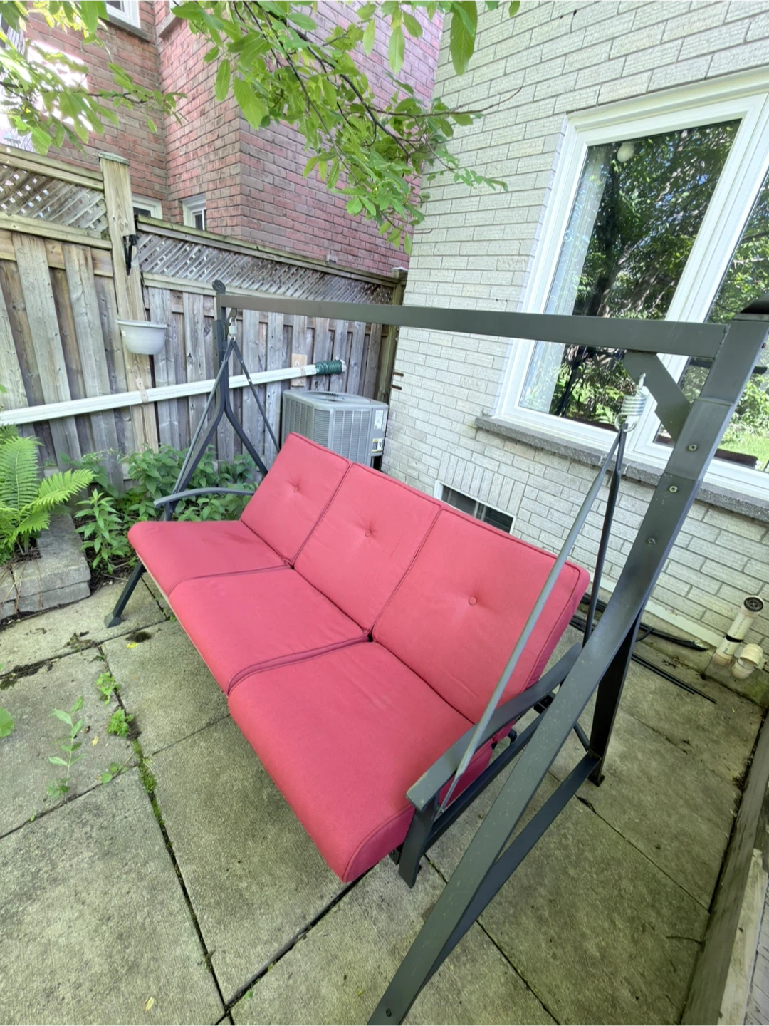 Red Patio Swing Chair - photo 2