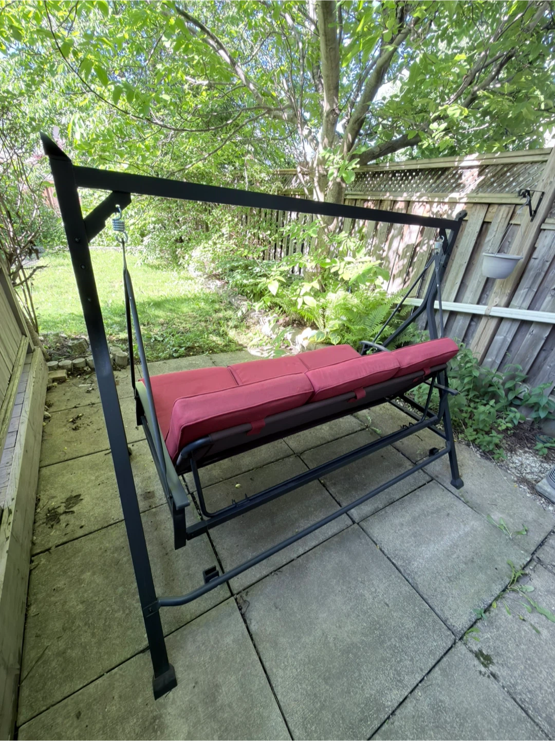 Red Patio Swing Chair - photo 3