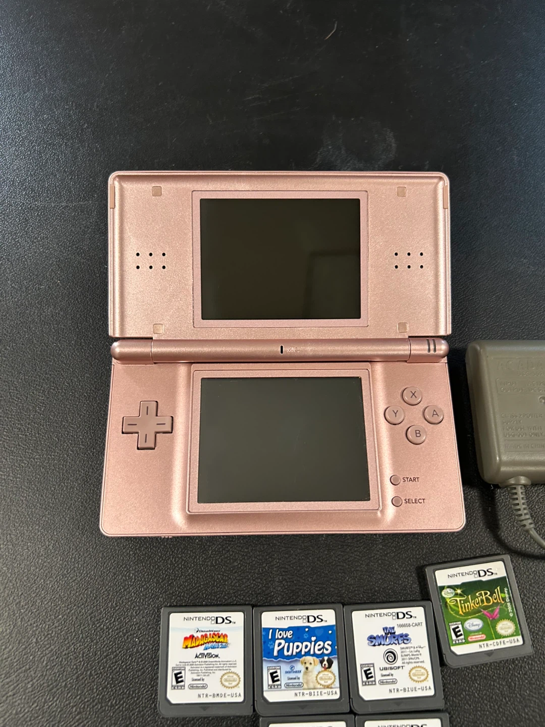 Nintendo DS lite pink w/games - photo 3