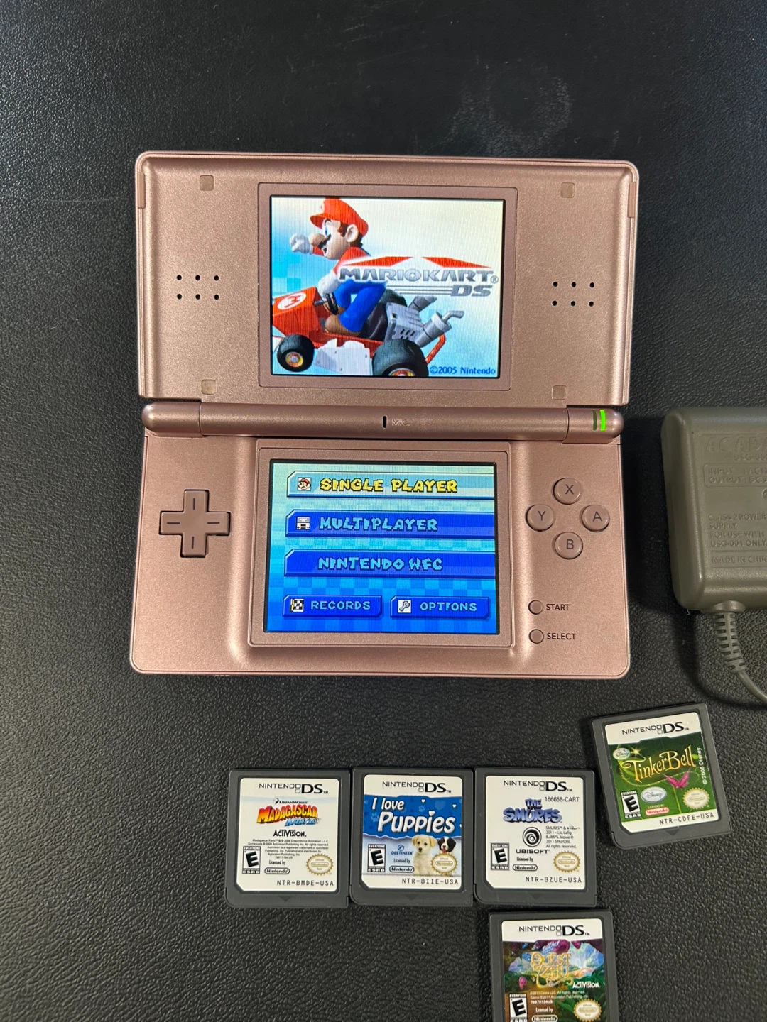 Nintendo DS lite pink w/games - photo 5