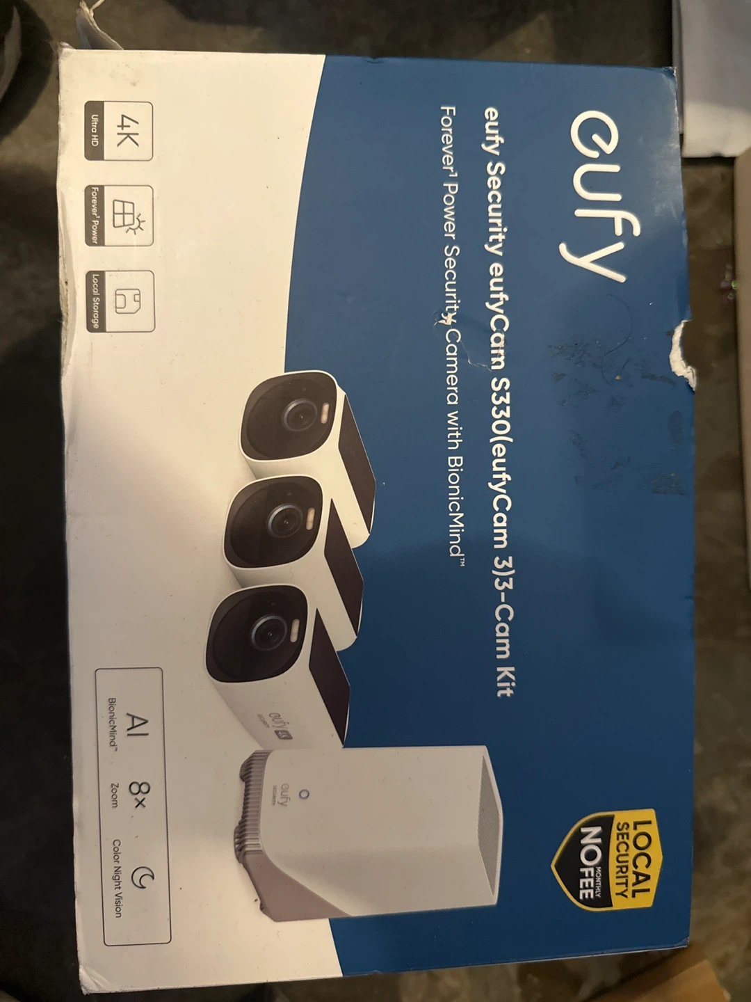 eufy Security eufyCam S330 (eufyCam 3C) 3-Cam Kit