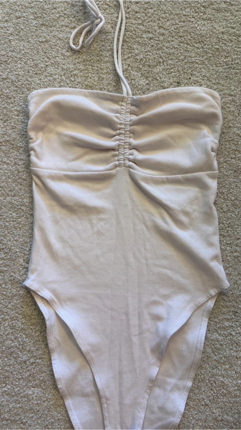Zara Ruched Halter Bodysuit - photo 2