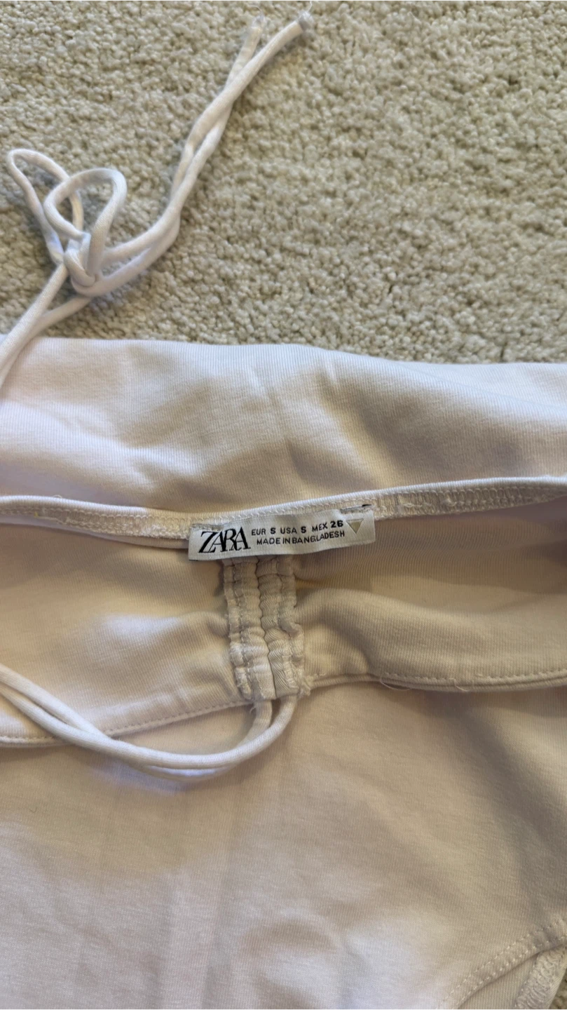 Zara Ruched Halter Bodysuit - photo 3