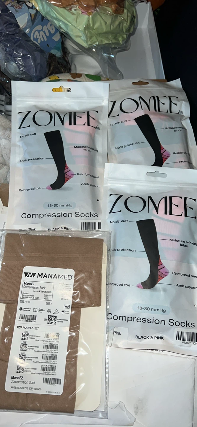 Zomee Compression Socks 18-30 mmHg