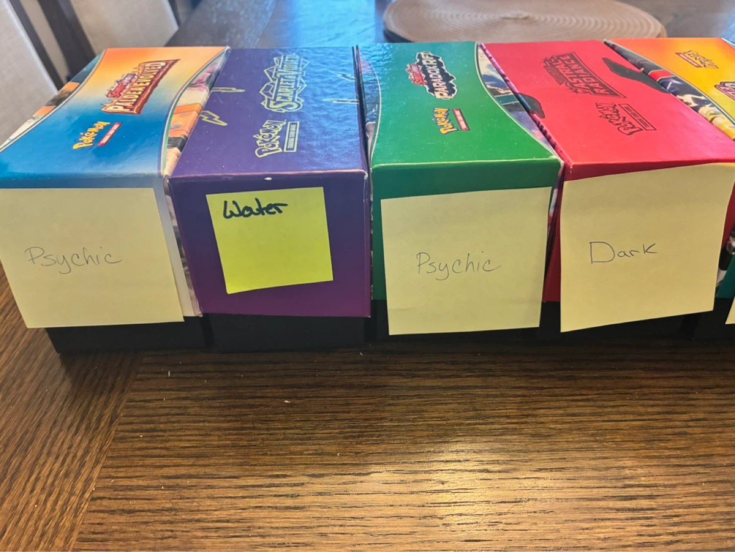 Pokémon ETB boxes with various common cards - photo 4