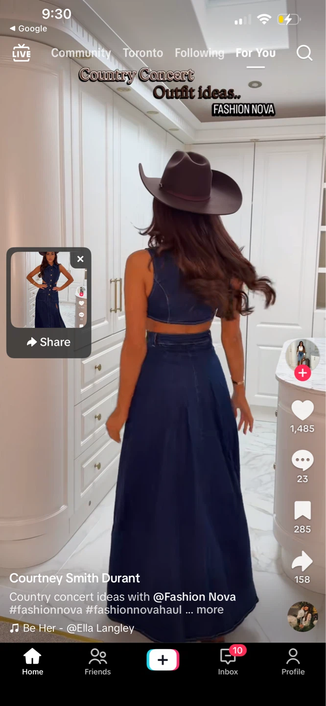 Fashion Nova Amelia Denim Maxi Dress - Dark Denim - photo 3