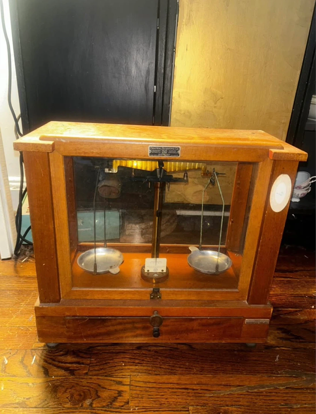 Vintage Central Scientific Company Mid Century Apothecary Scale
