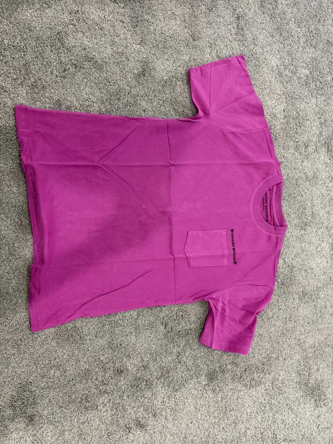 Chrome Hearts Spider Web Pocket T-Shirt Magenta - photo 2