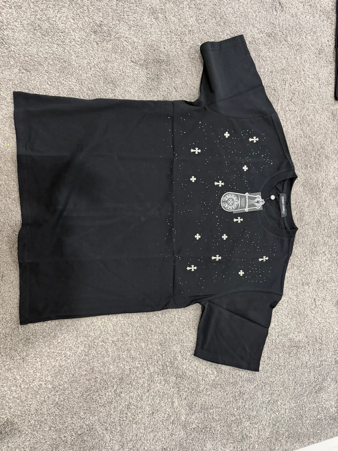 Chrome Hearts Black T-Shirt - photo 2