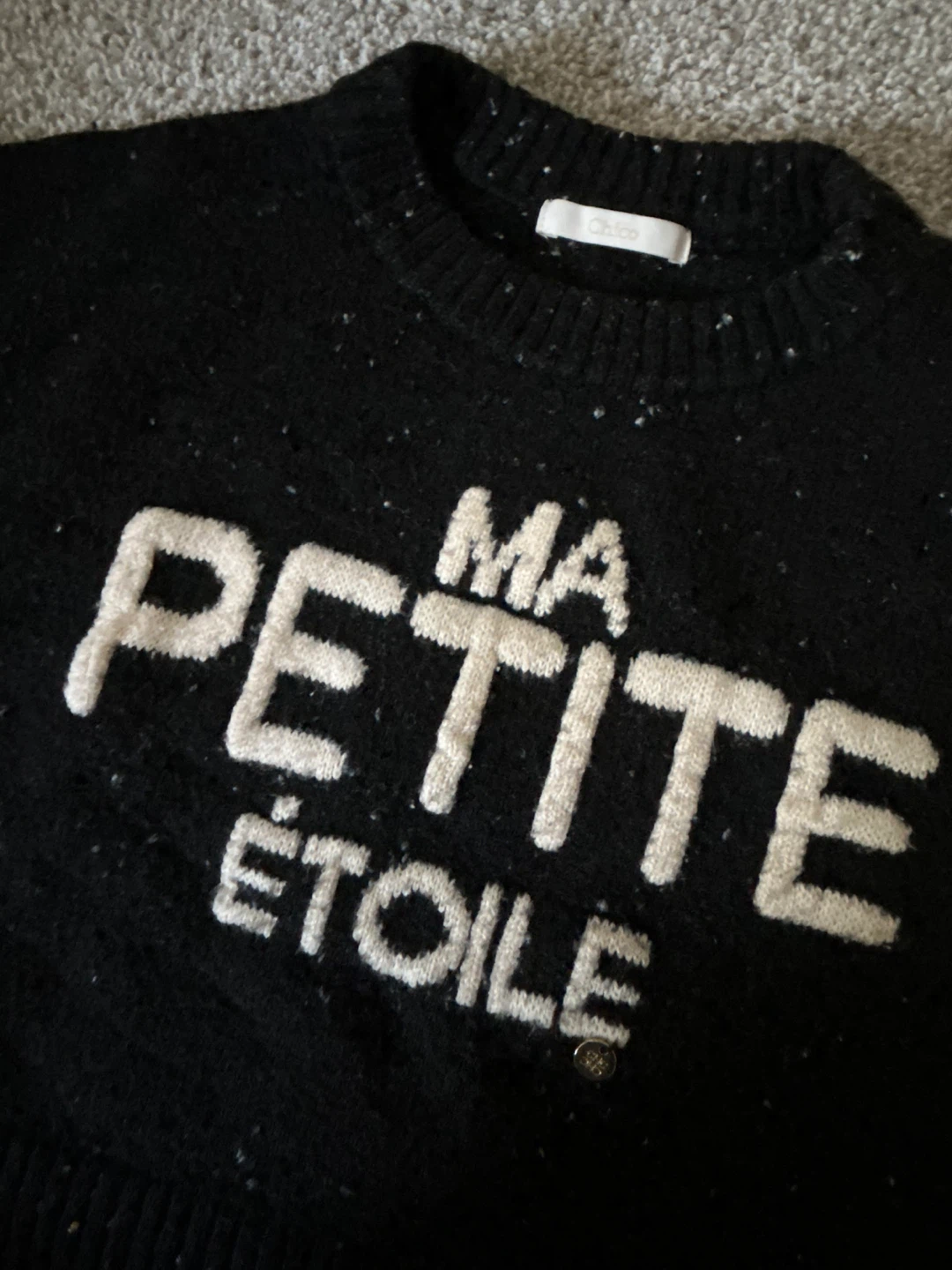 Black Cropped Sweater - photo 2