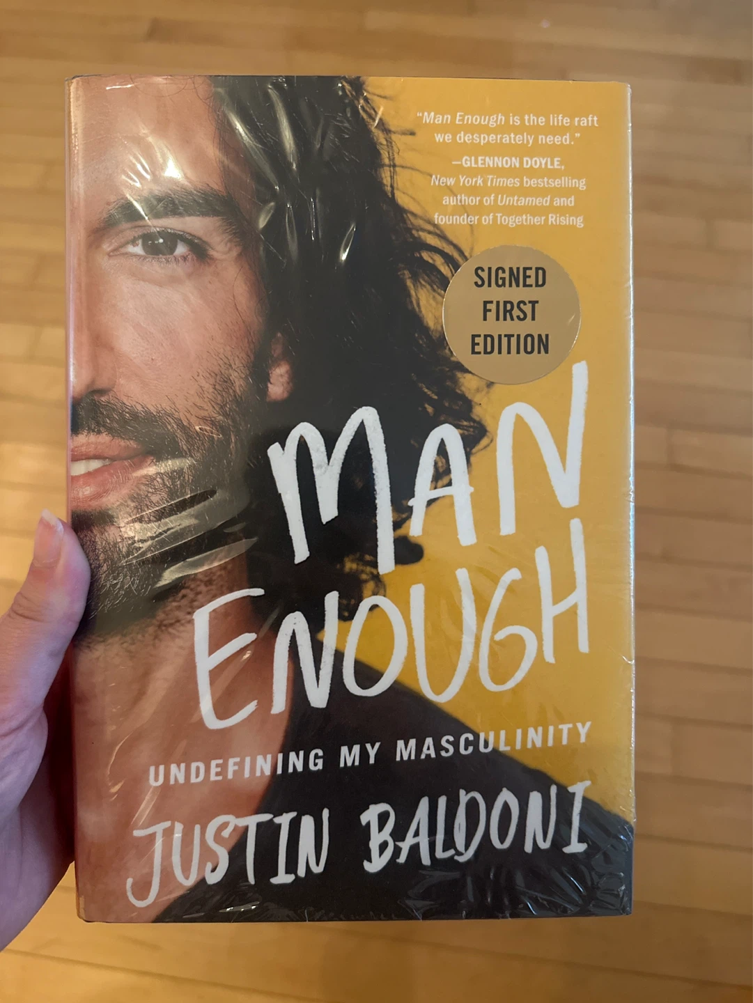 Man Enough by Justin Baldoni (Signed First Edition)