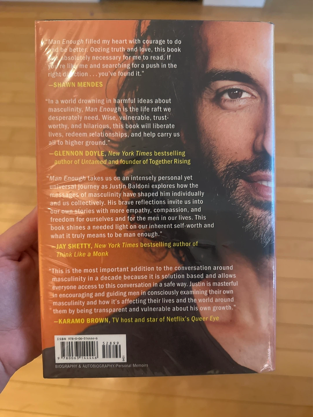 Man Enough by Justin Baldoni (Signed First Edition) - photo 2