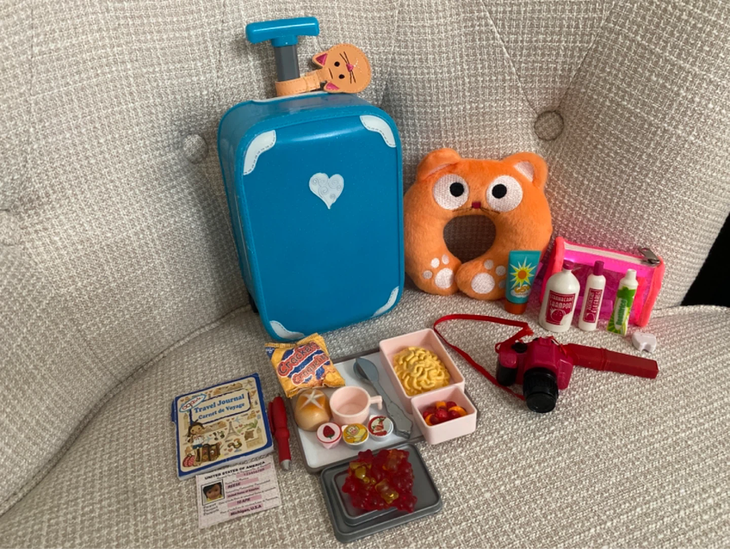 Our Generation Girls Travel Suitcase Playset with Accessories