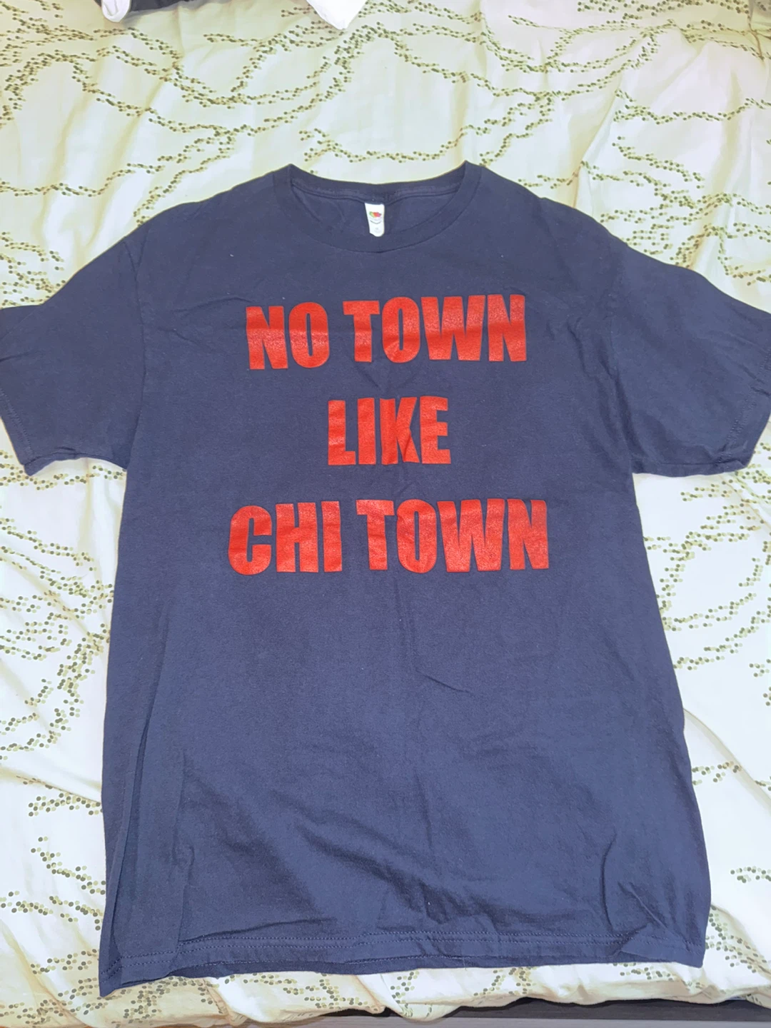 Navy Blue "No Town Like Chi Town" T-Shirt