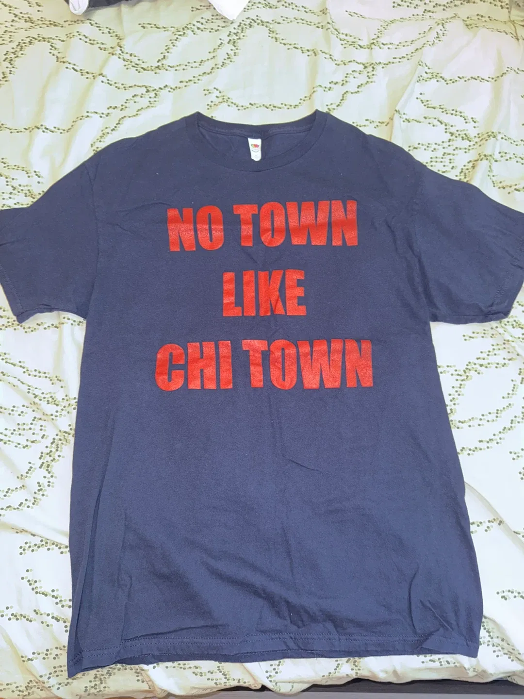 Navy Blue "No Town Like Chi Town" T-Shirt