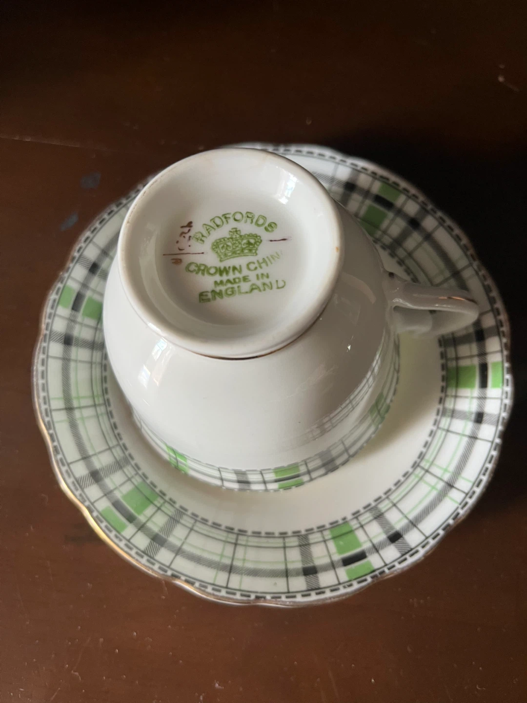 Vintage Radfords Crown China Tea Cup and Saucer Set - photo 4