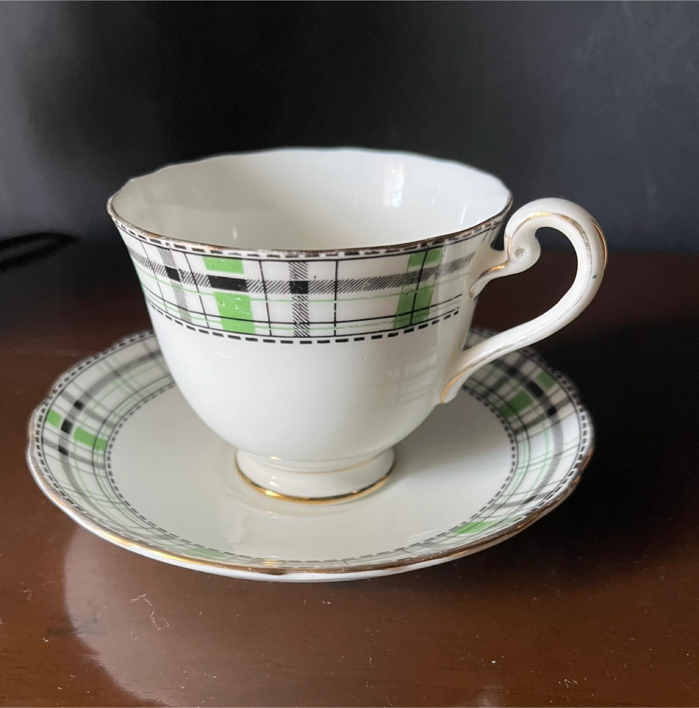 Vintage Radfords Crown China Tea Cup and Saucer Set