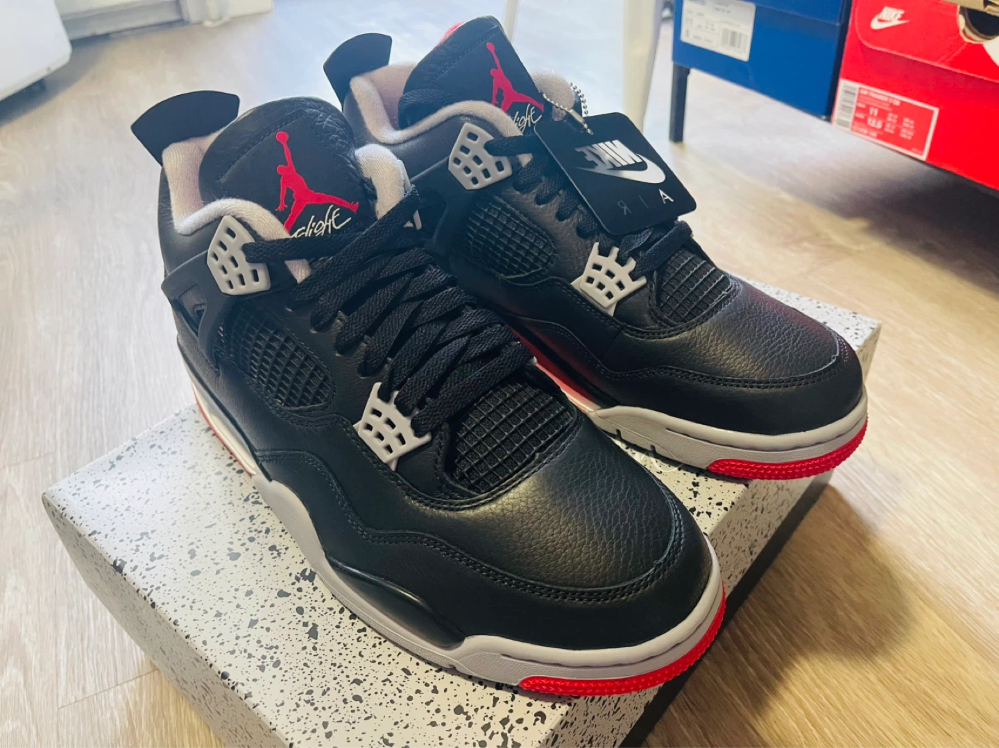 Air Jordan 4 Retro 'Bred' Shoes - photo 3