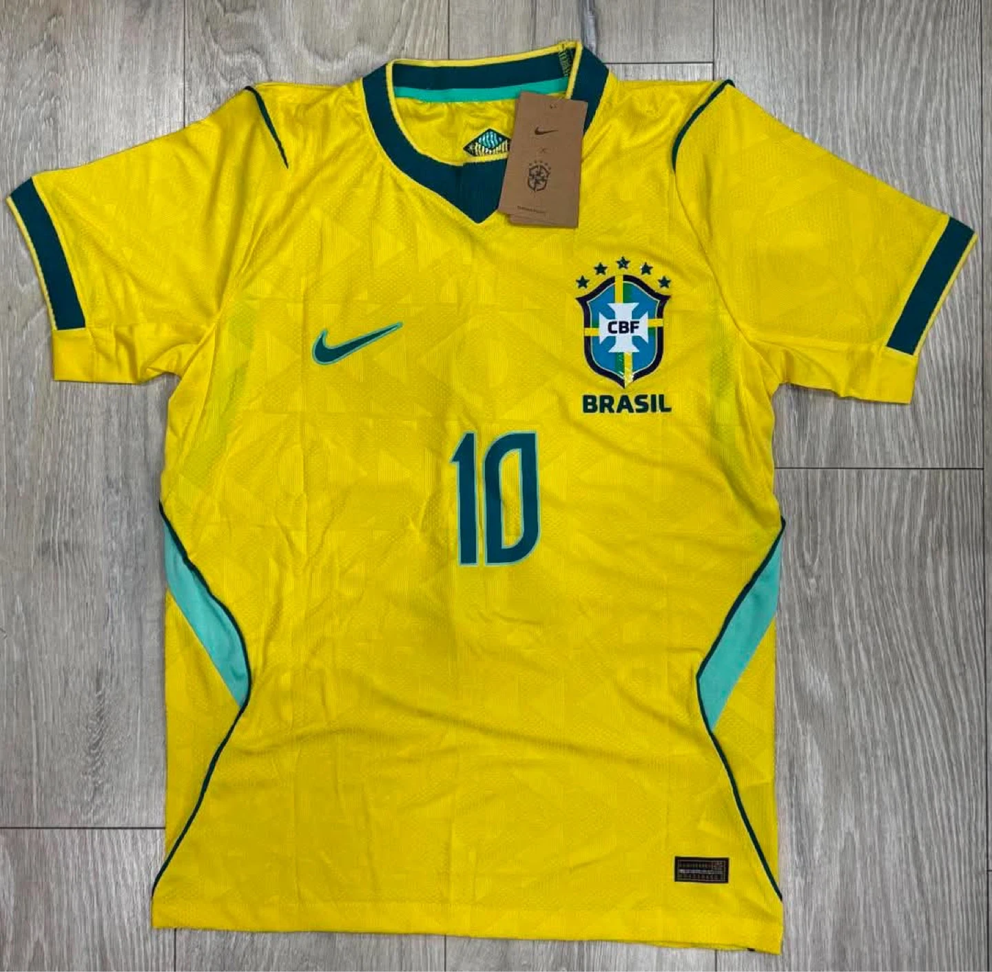 Nike Brazil Neymar Jr. Soccer Jersey 10