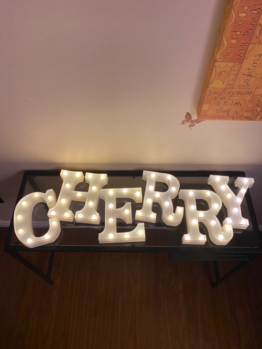 Set of 6 Marquee Letters CHERRY 🍒 - photo 3