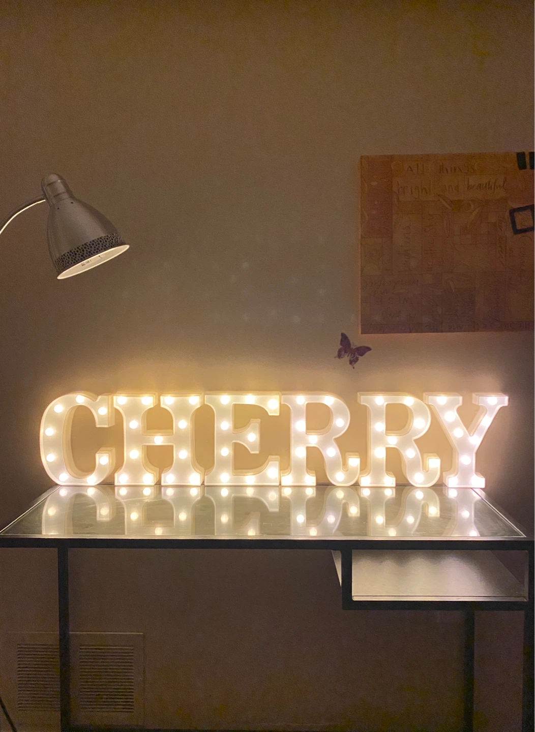 Set of 6 Marquee Letters CHERRY 🍒
