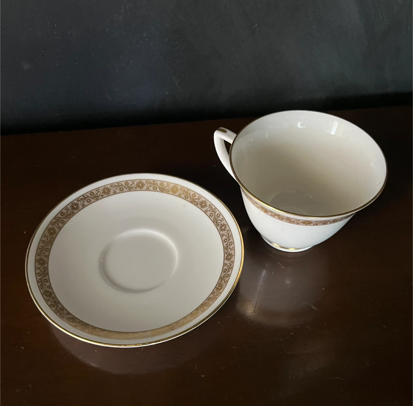 Royal Worcester Golden Anniversary Teacup and Saucer - photo 4