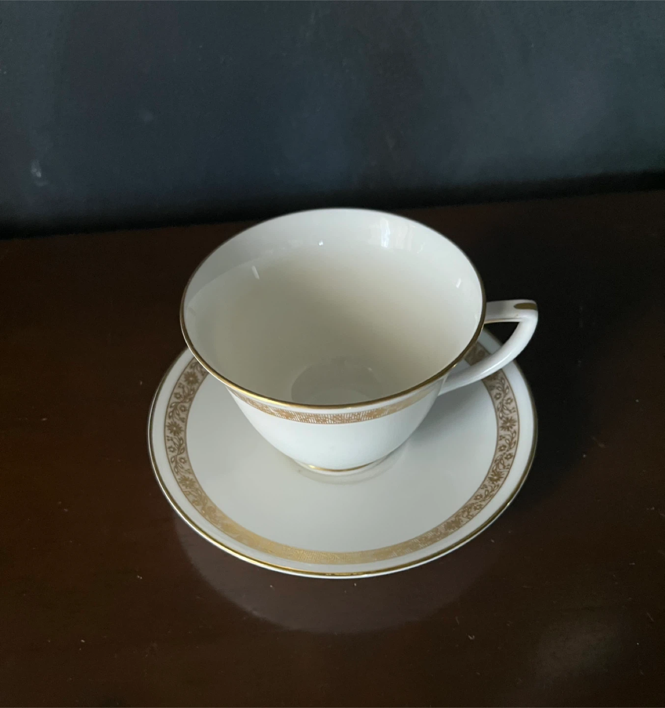 Royal Worcester Golden Anniversary Teacup and Saucer - photo 3