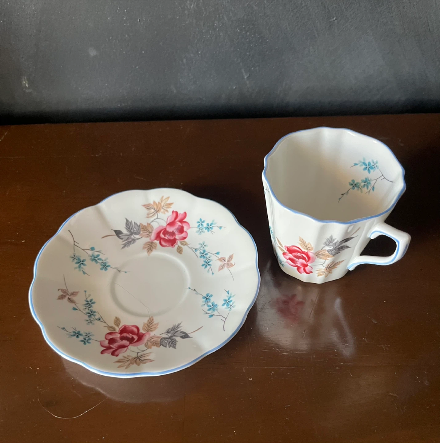 Rosina Bone China Tea Cup and Saucer Set - photo 3