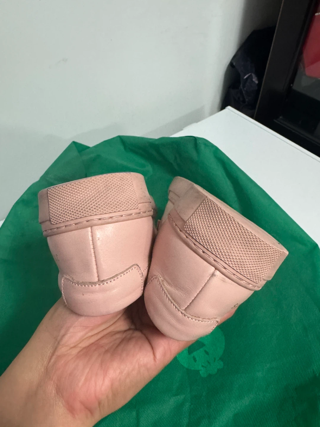 Common Projects Blush Pink Leather Sneakers - photo 2