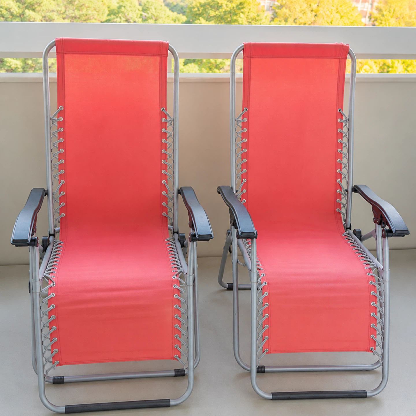 Red Zero Gravity Chairs (Set of 2)