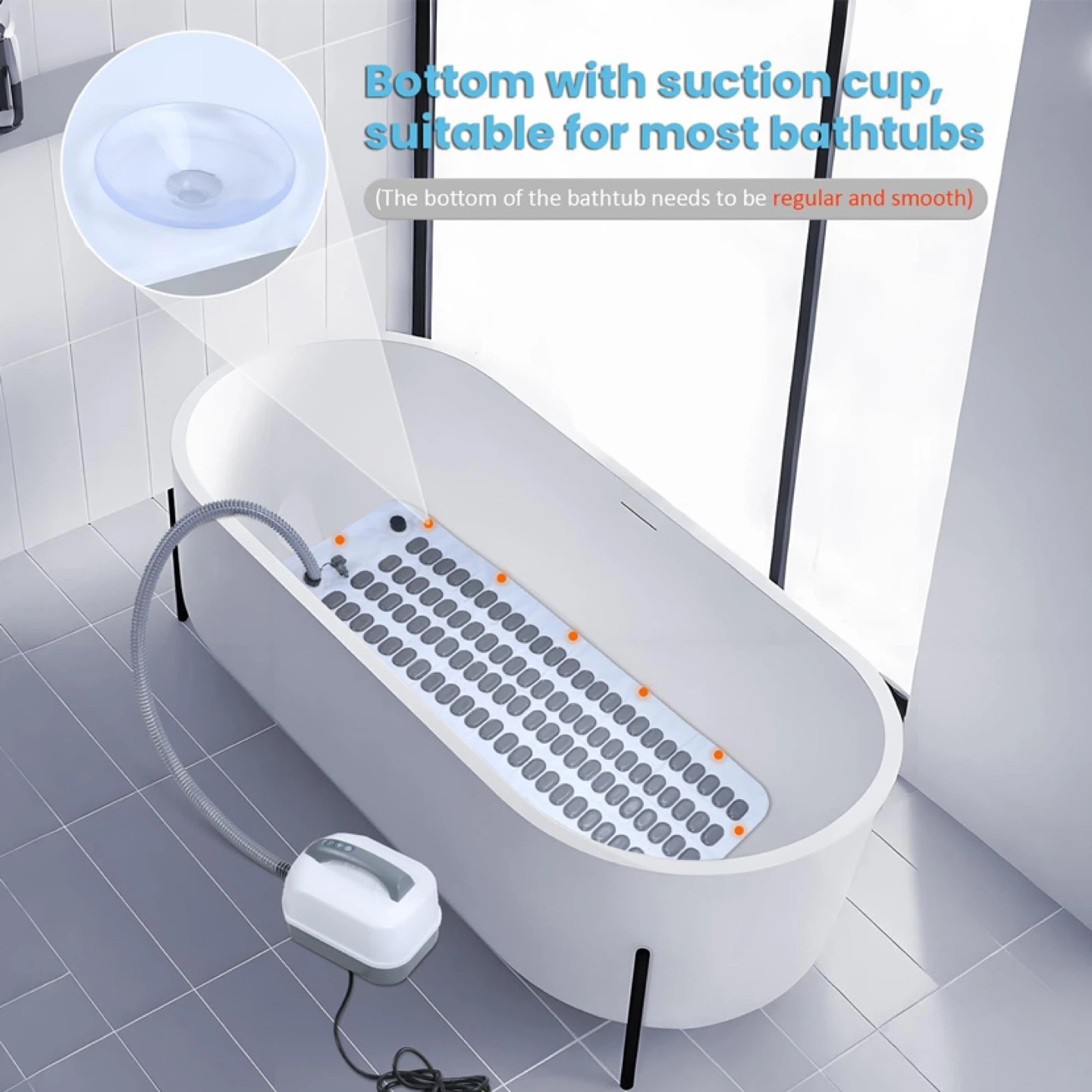 Ultra-Relaxing Home Surf Massage Bath Mat - photo 5
