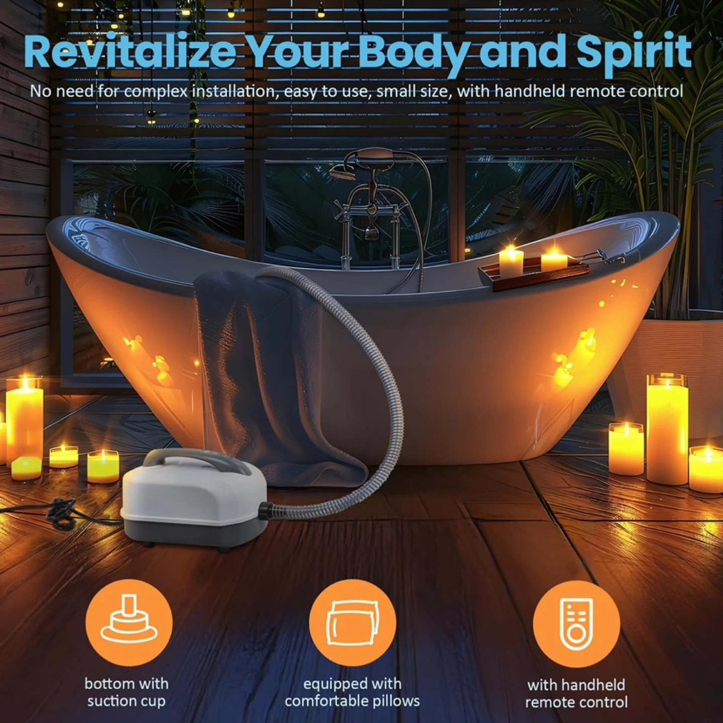 Ultra-Relaxing Home Surf Massage Bath Mat - photo 2