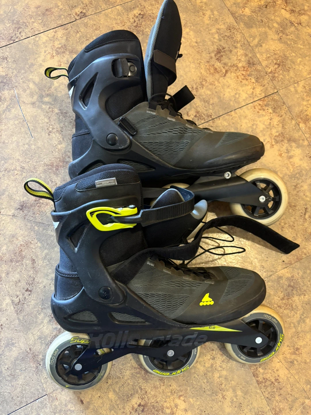 Rollerblade Macroblade Skates with Protective Gear