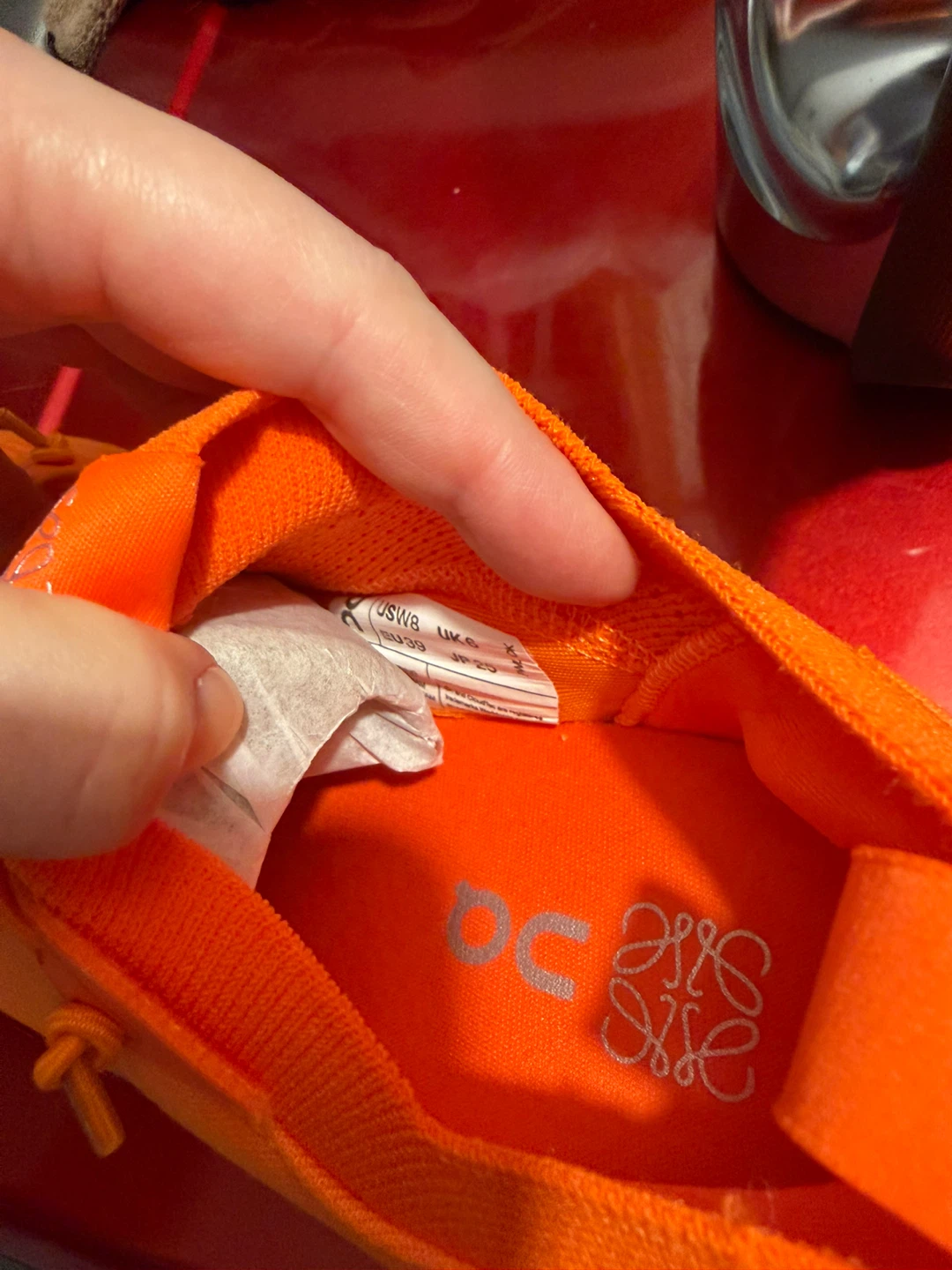 Women’s Orange On Running Shoes - new but no box - photo 3