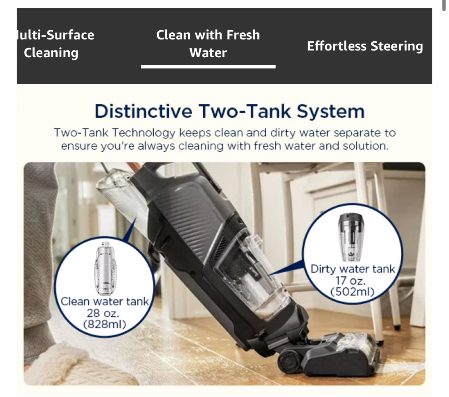 Bissell CrossWave HydroSteam Plus Steam Mop (Wet Dry Vacuum) - photo 5