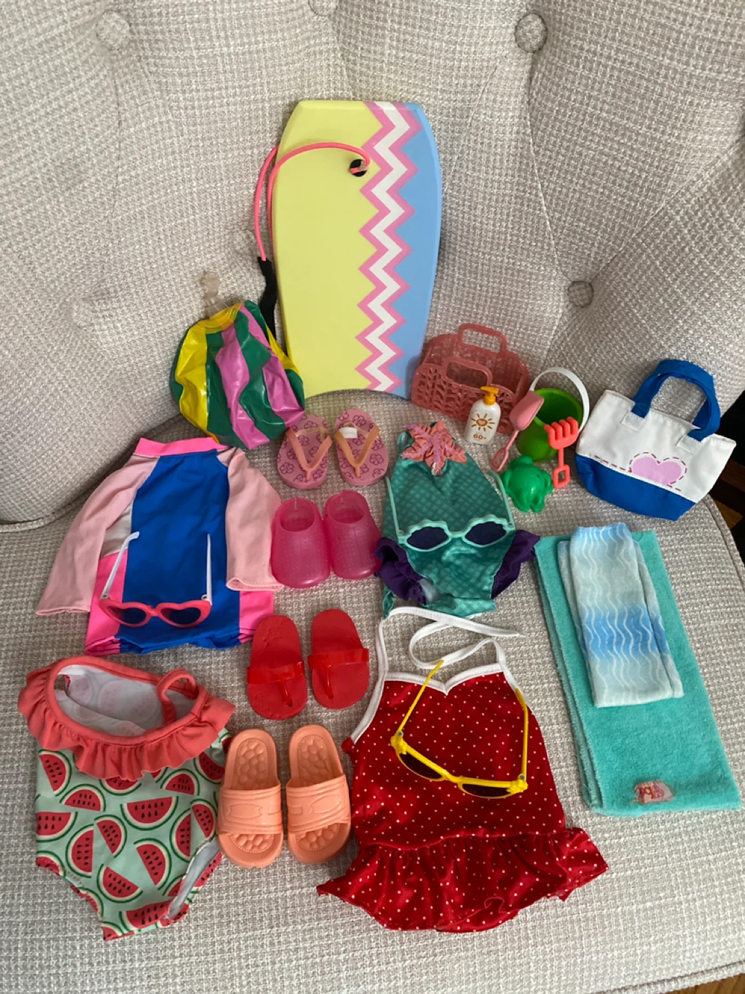 Our Generation Doll Swimwear and Accessories Lot
