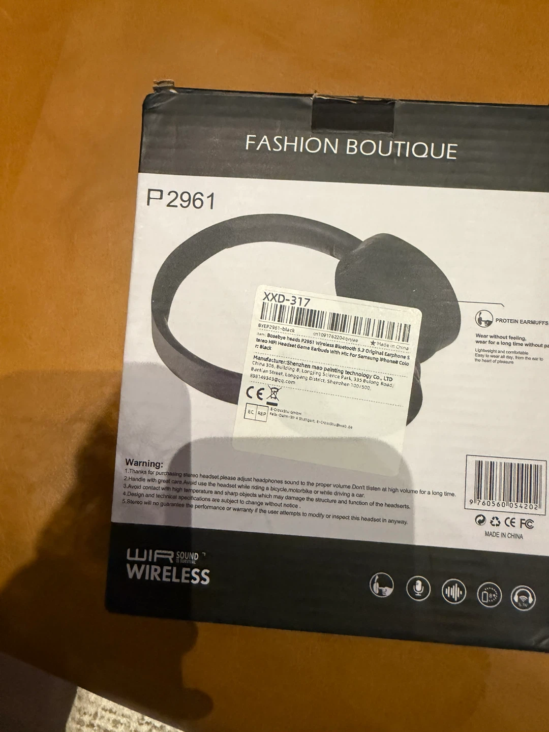 Sport Headphones P2961 Wireless Bluetooth - photo 2