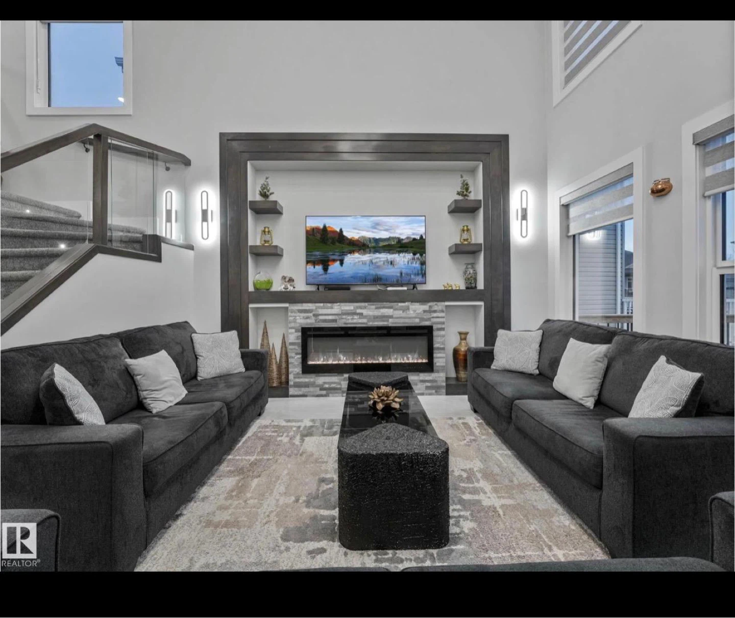 Modern Sectional Sofa Set of 3 full size sofa